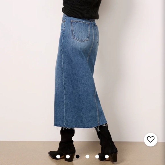 Pistola Alice Denim Midi Skirt - Picture 3 of 13